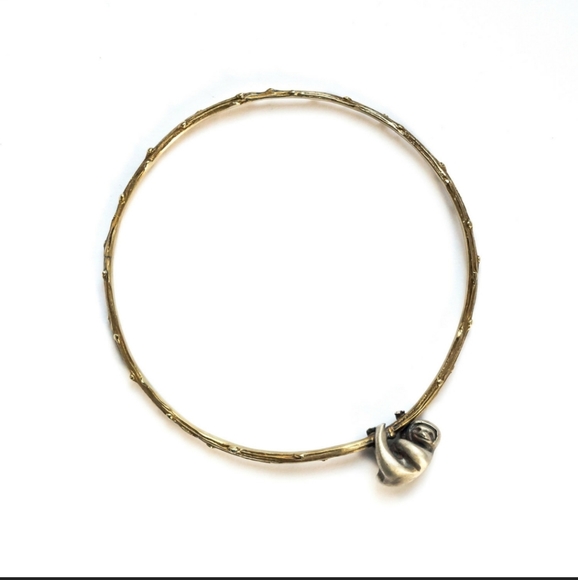 Handcrafted Sloth Bangle - Picture 4 of 4